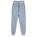 Gray sweatpants on a white background