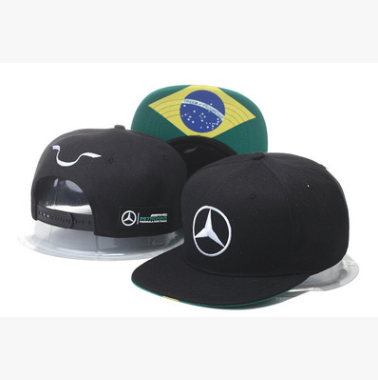 Mercedes F1 baseball hat by Athletic Sanctuary, adjustable streetwear cap with Formula racing design for men and women.