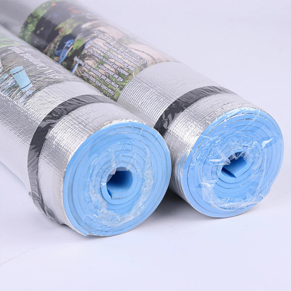 Athletic Sanctuary 10mm EVA yoga mat with thick, anti-slip surface for exercise, yoga, and camping activities.
