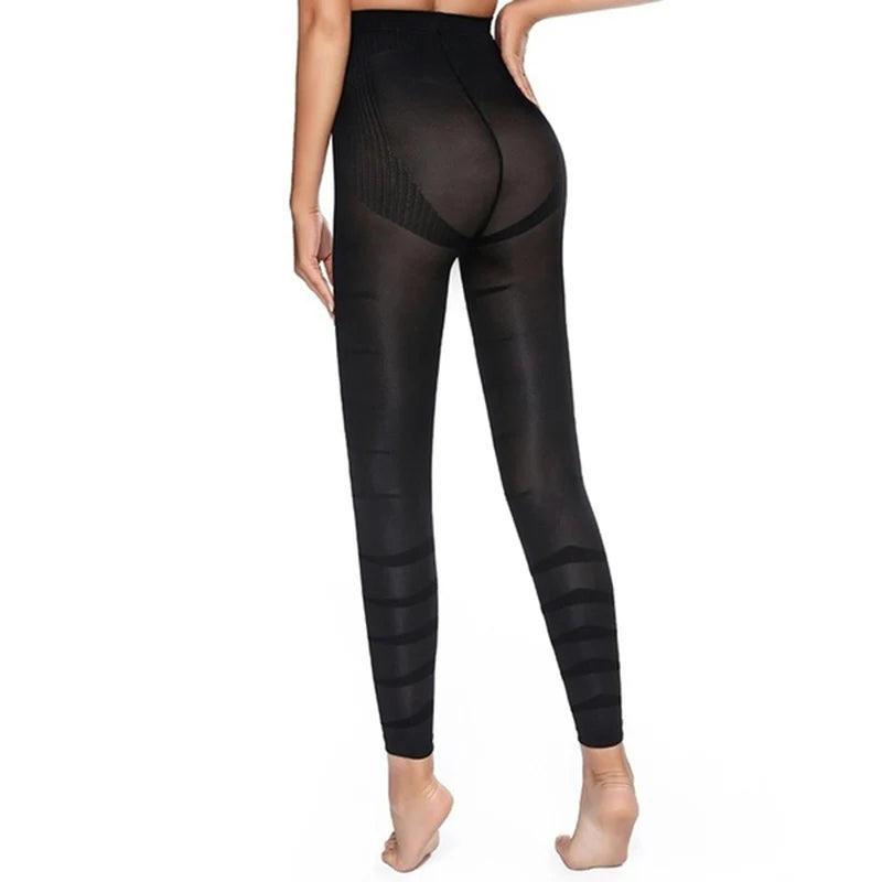 Women’s sculpting high waist leggings by Athletic Sanctuary, firm control slimming tights, shown on a model with a smooth, fitted look.