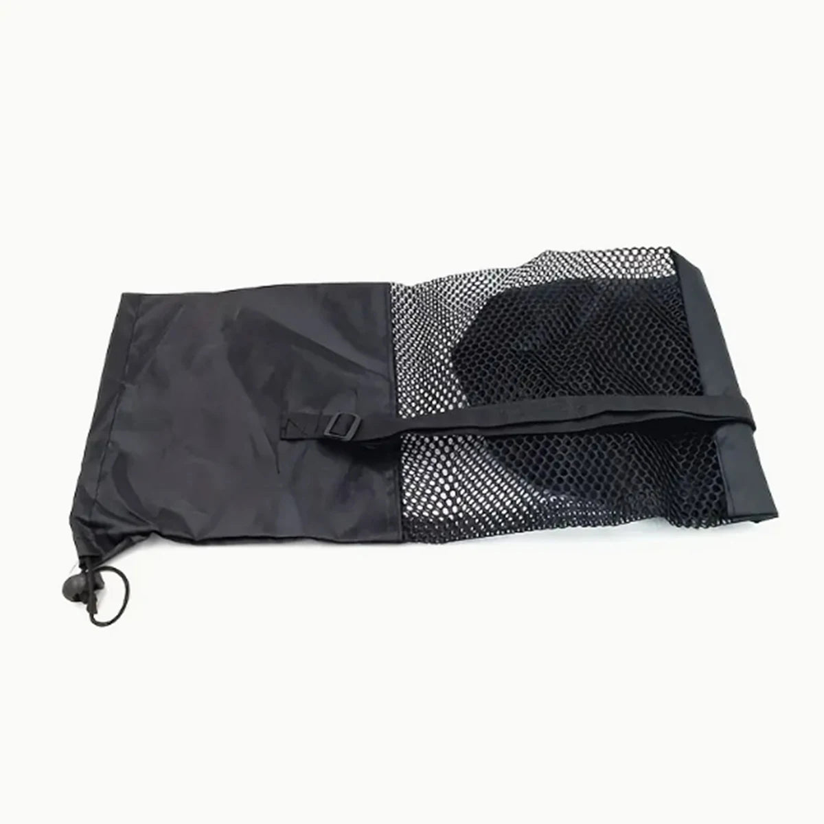 Athletic Sanctuary breathable yoga mat bag made of Oxford fabric with adjustable strap and carrying handle for easy transport.
