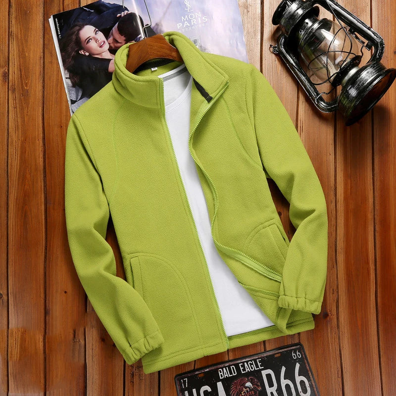 Women's warm fleece zip-up sweatshirt from Athletic Sanctuary, casual running jacket with a cozy, soft fleece interior.
