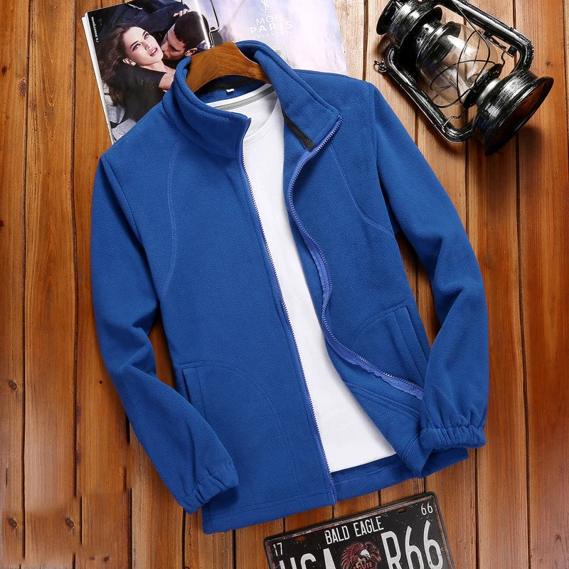 Women’s warm fleece zip-up sweatshirt by Athletic Sanctuary, casual running jacket with soft fleece interior and sporty fit.