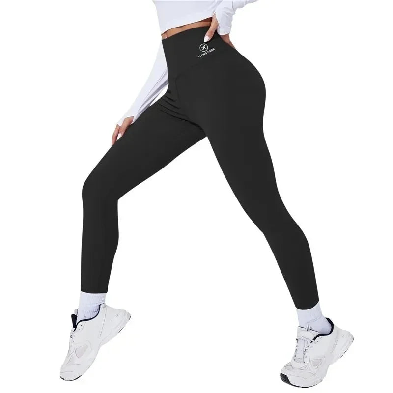 Women's high waist push-up yoga leggings by Athletic Sanctuary, gym fitness tights with stretch and supportive fit.