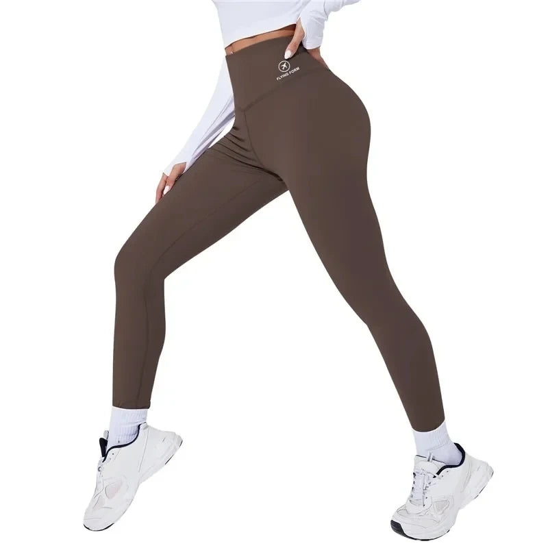 Women's high waist push-up yoga leggings by Athletic Sanctuary, gym fitness tights with a snug fit and supportive waistband.