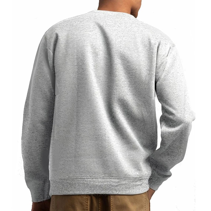 Athletic Sanctuary men's and women's fleece-lined crewneck sweatshirts, warm, cozy, casual pullover tops for spring and fall.