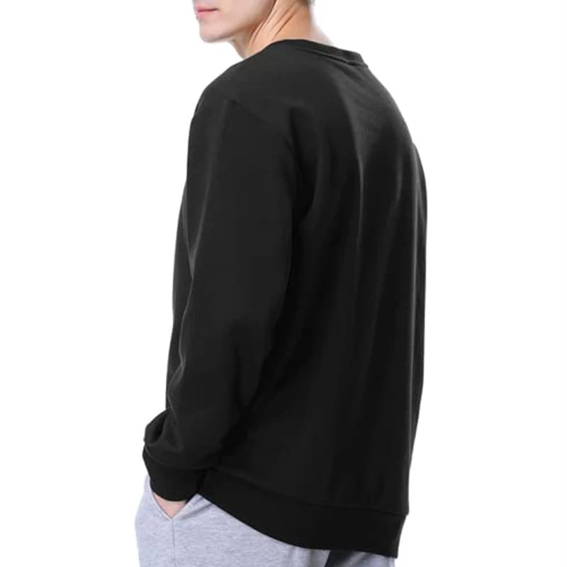 Athletic Sanctuary men's and women's fleece-lined crewneck sweatshirt, casual loose fit pullover top for spring and fall.