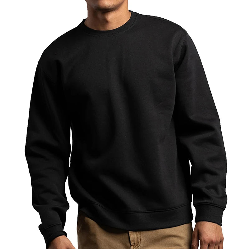 Athletic Sanctuary men's and women's fleece-lined crewneck sweatshirt, cozy, casual pullover top for spring and fall wear