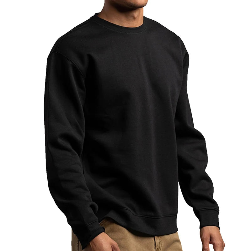 Athletic Sanctuary men's and women's fleece-lined crewneck sweatshirt, warm and comfy casual pullover for spring and fall.