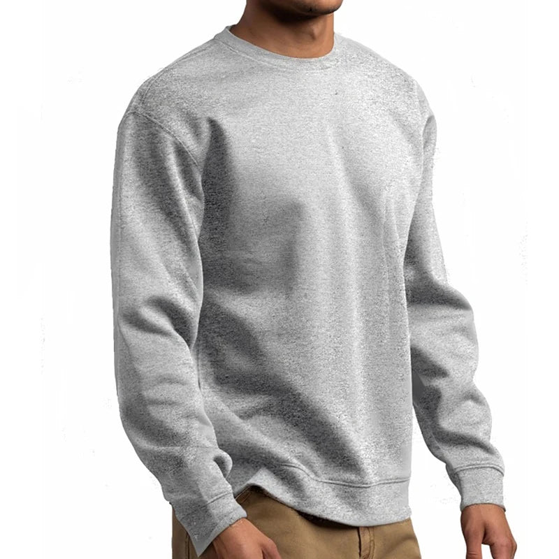 Athletic Sanctuary men's and women's fleece-lined crewneck sweatshirt in casual loose fit, perfect for spring and fall.