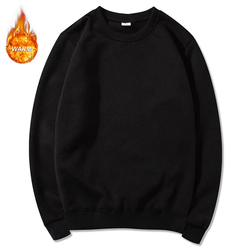 Athletic Sanctuary men's and women's fleece-lined crewneck sweatshirt, cozy, loose fit pullover for spring and fall.