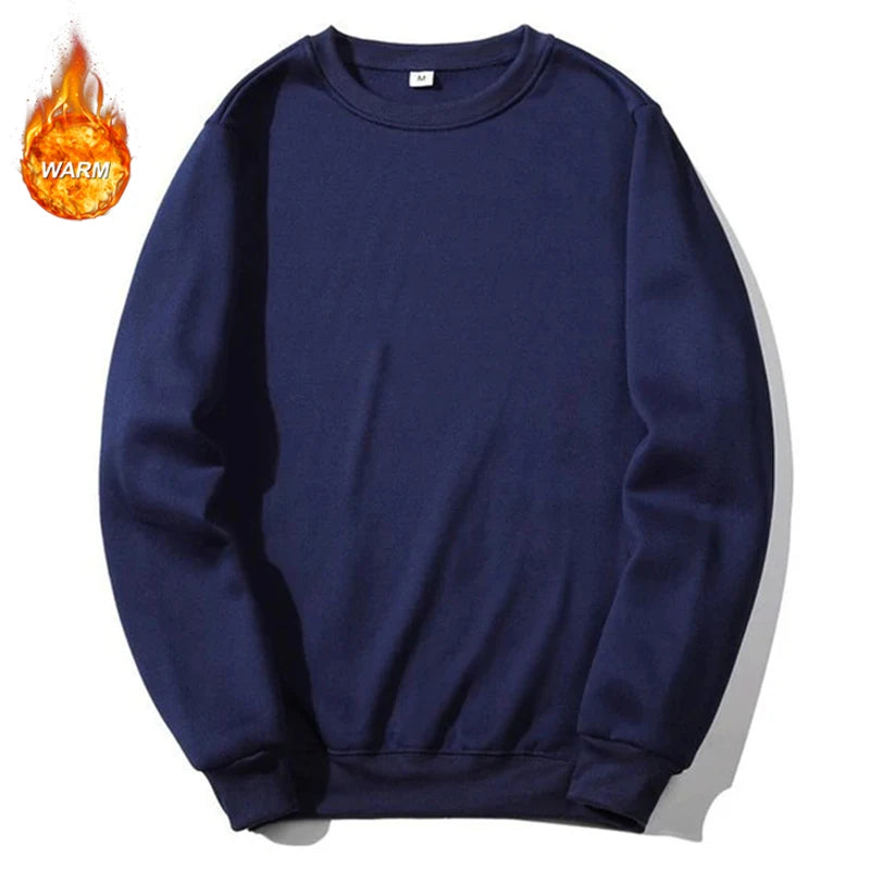Athletic Sanctuary men's and women's fleece-lined crewneck sweatshirt, casual loose fit pullover top for spring and fall wear.