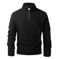 Men’s Athletic Sanctuary fleece hoodie with thick warm fabric and quarter zip pullover design, suitable for cold weather.