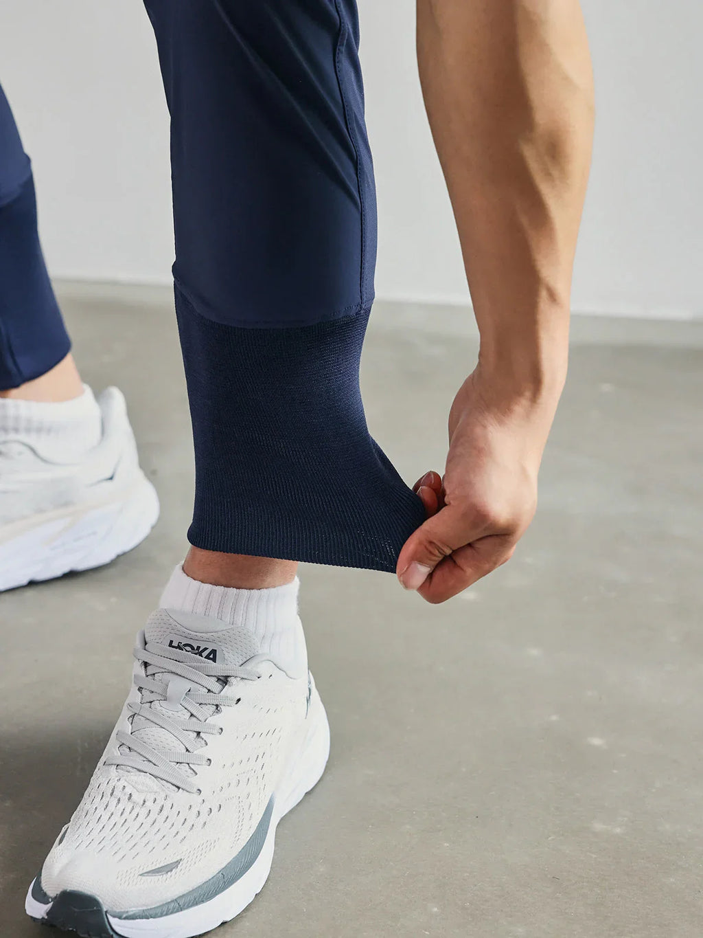 Men’s slim fit joggers from Athletic Sanctuary, ideal for fitness training and gym workouts, shown in black with tapered design.