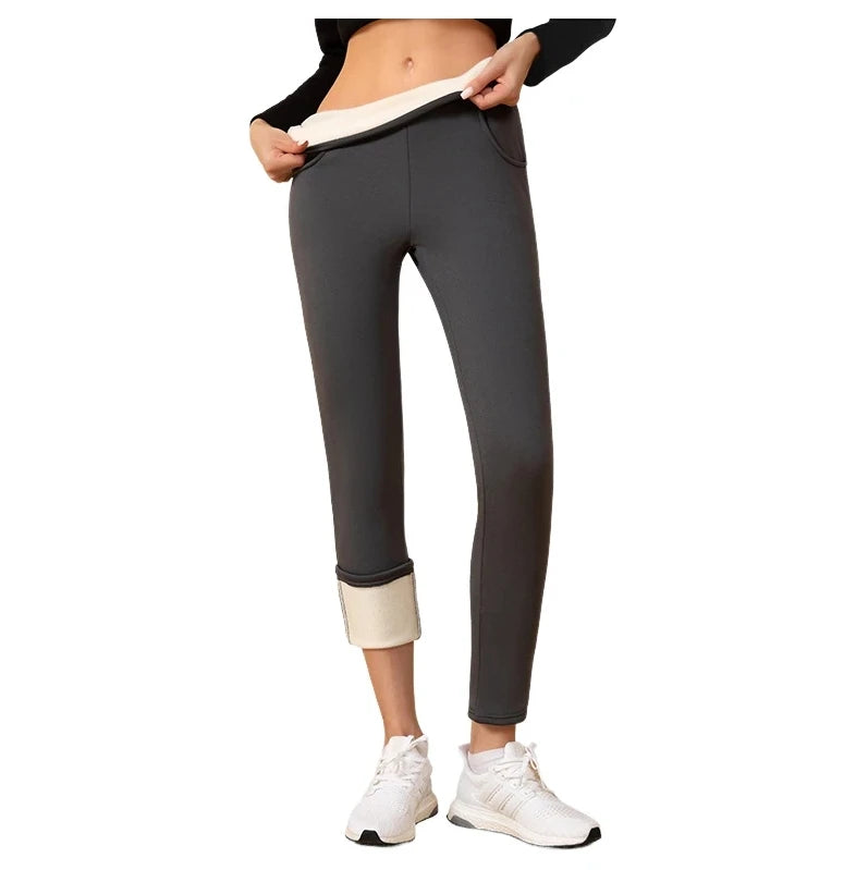 Women’s high-waisted winter leggings from Athletic Sanctuary featuring soft, stretchy fabric for warmth and comfort.