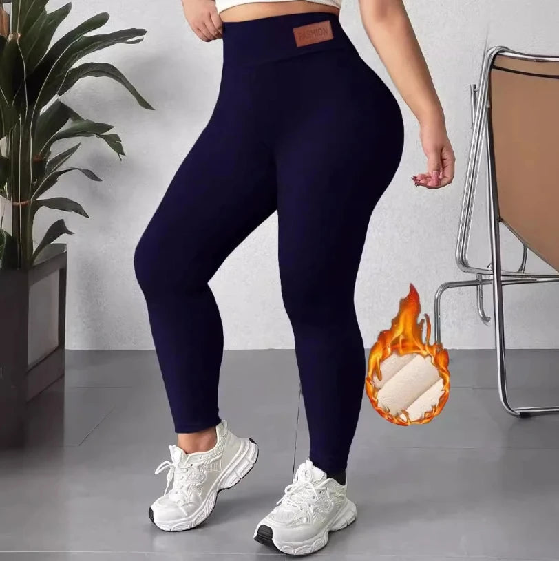 Women’s high-waisted winter leggings by Athletic Sanctuary, soft stretch tights with a warm, comfortable fit for cold weather.
