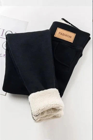 Women’s warm high-waisted leggings from Athletic Sanctuary, soft winter stretch tights shown in a cozy, fitted style