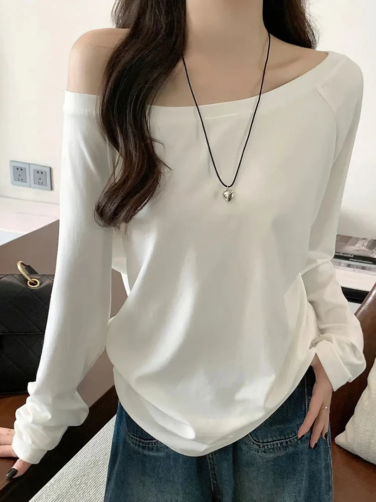 Women’s oversized long sleeve top by Athletic Sanctuary, soft and comfortable for everyday wear, shown in a relaxed fit.