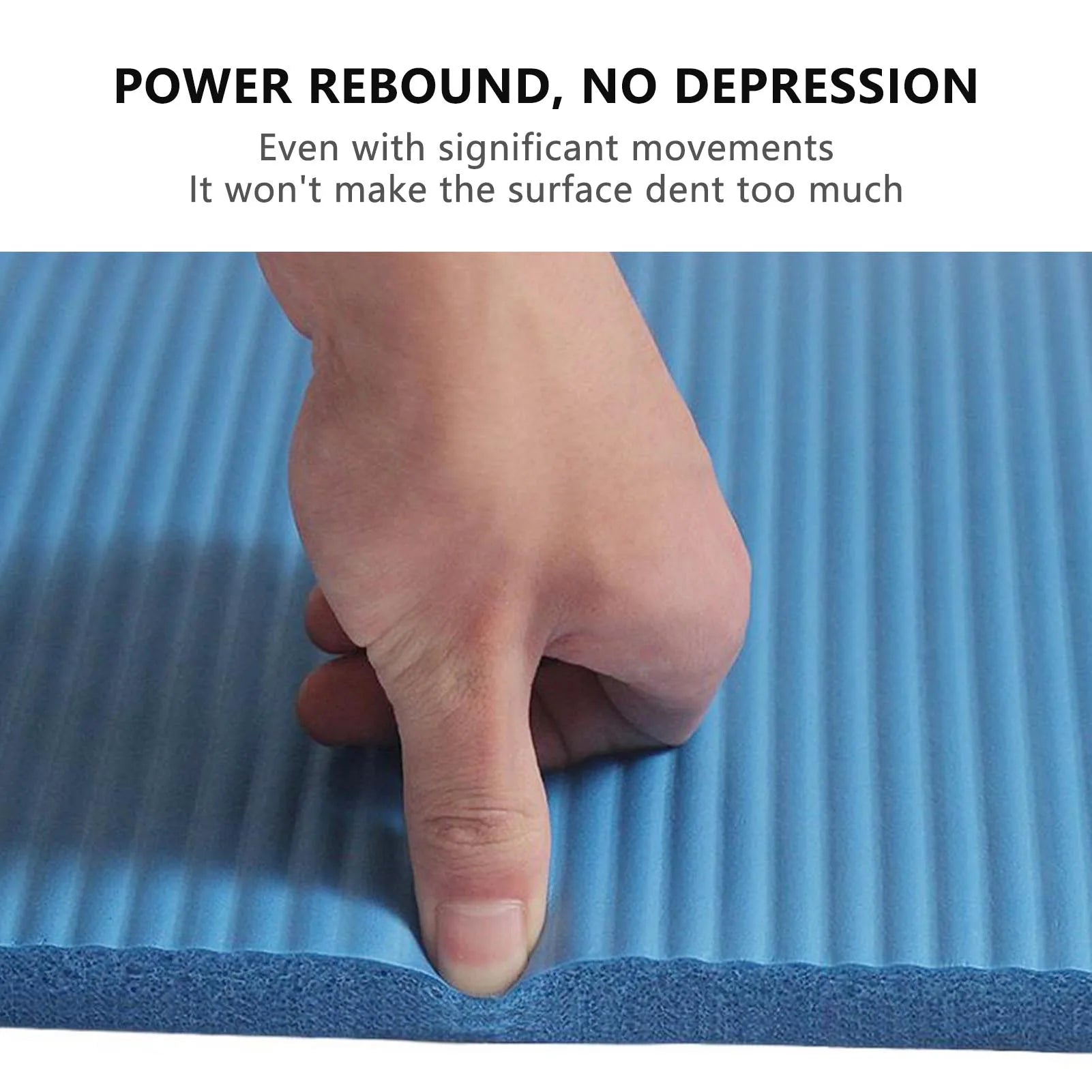 Mini premium yoga mat by Athletic Sanctuary, soft Pilates and stretching exercise mat, shown rolled out for workout use.