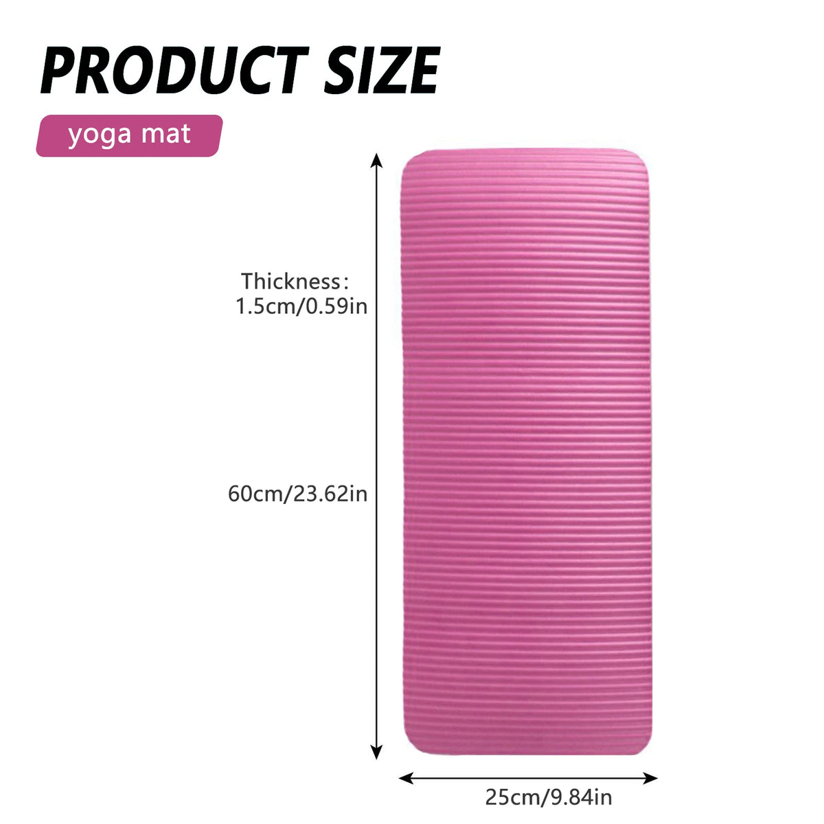 Mini Premium Yoga Mat by Athletic Sanctuary, soft Pilates and stretching exercise mat with textured surface for grip.