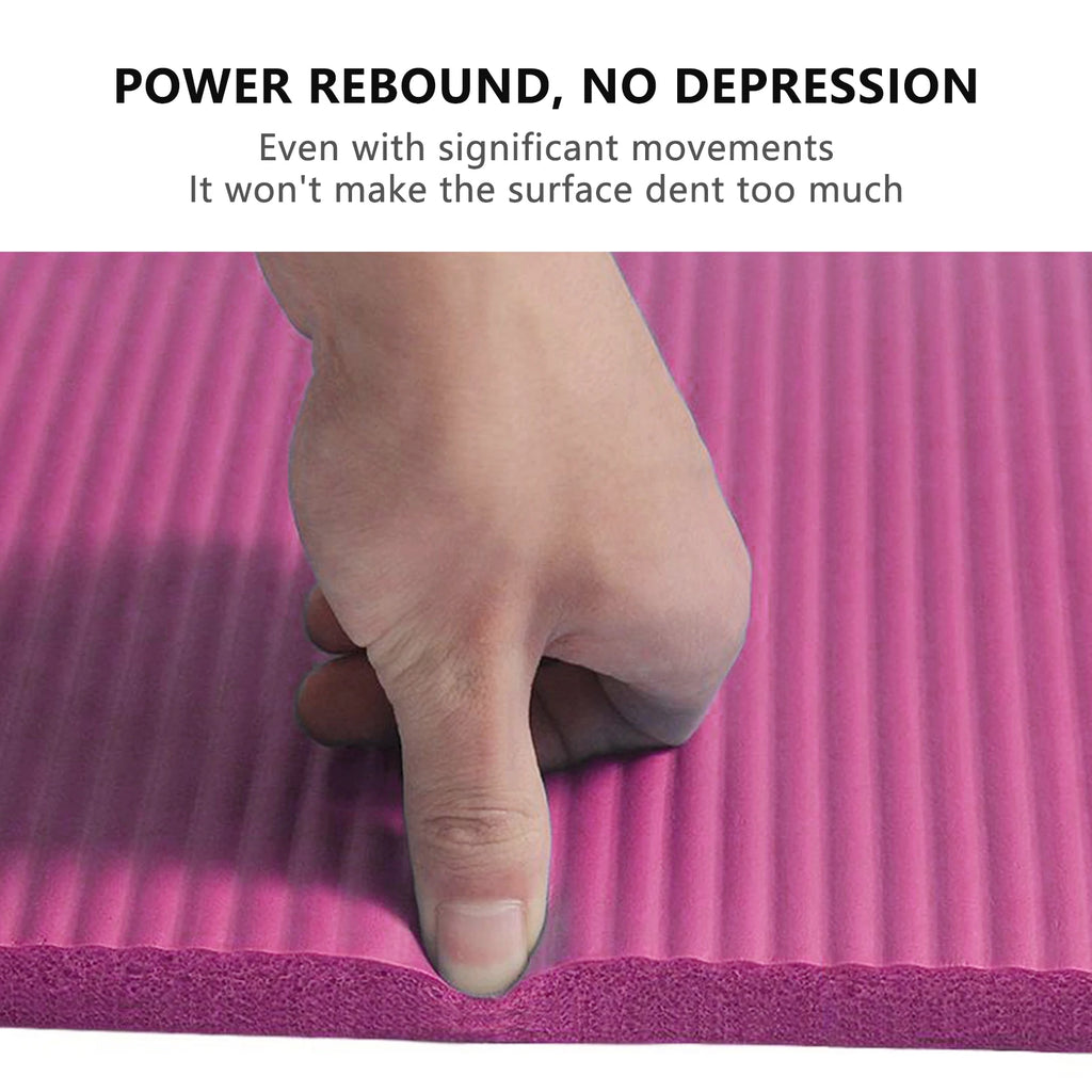 Mini Premium Yoga Mat by Athletic Sanctuary, soft Pilates and stretching exercise mat, shown in a neutral color, ideal for home workouts.