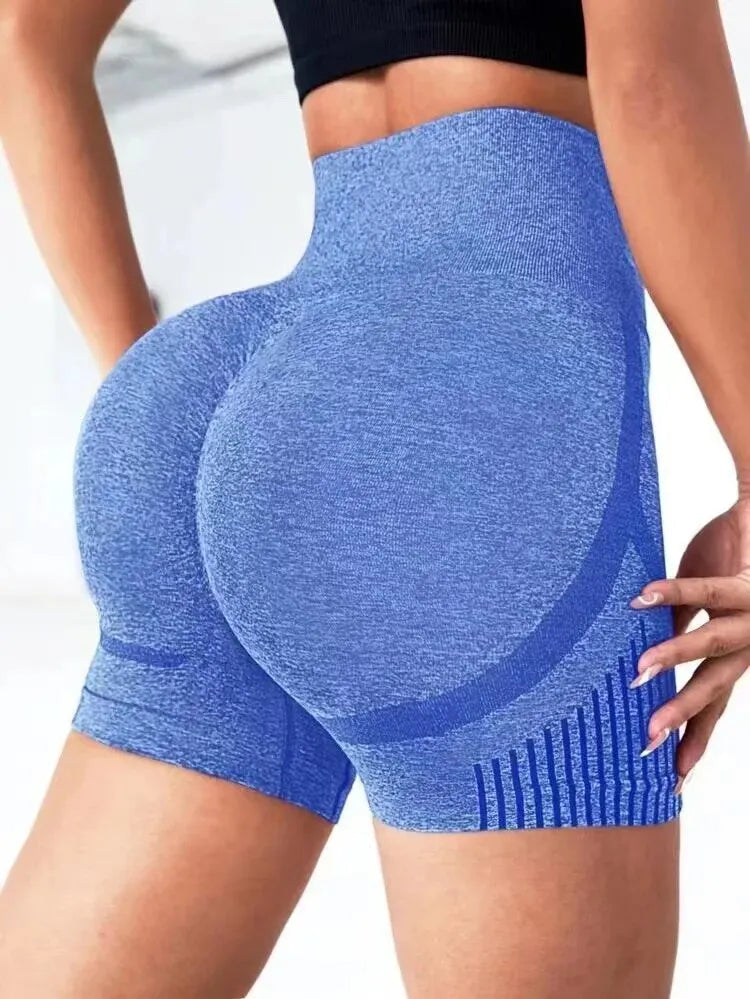 Women’s High Waist Yoga Shorts – Butt Lift Fitness & Running Shorts