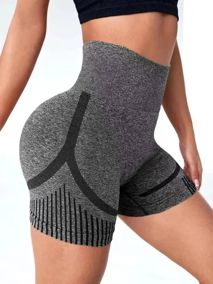 Women’s High Waist Yoga Shorts – Butt Lift Fitness & Running Shorts