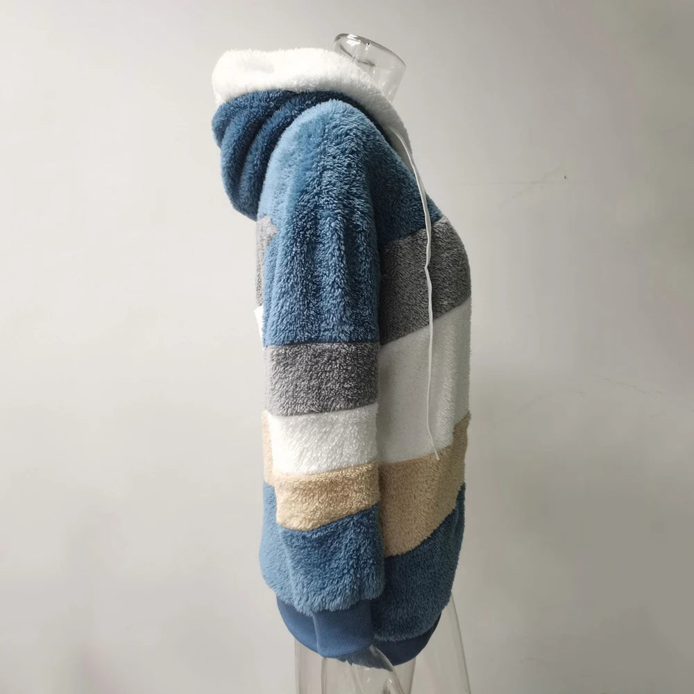 Women’s oversized essential coat by Athletic Sanctuary, warm zip-up layer with cozy, comfortable fit and versatile style.