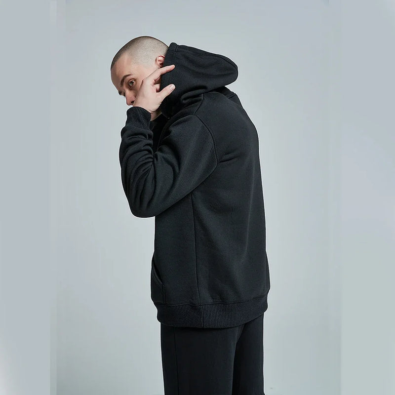 Unisex Oversized Fleece Hoodie – Casual Warm Pullover Sweatshirt