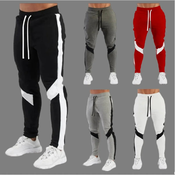 Men’s Skinny Gym Joggers – Plush Casual Sportswear Sweatpants