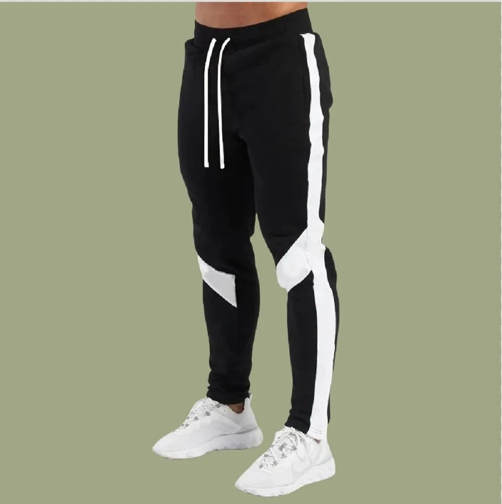 Men’s athletic skinny gym joggers from Athletic Sanctuary, plush casual sportswear sweatpants with a fitted style and comfortable fabric.