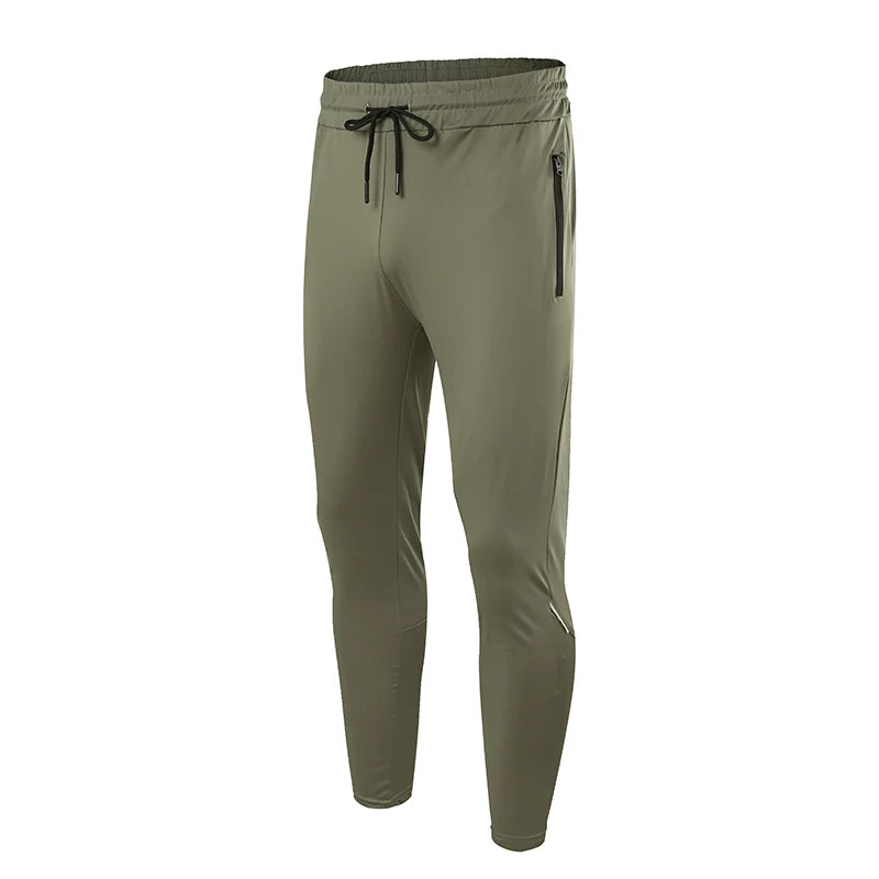 Men’s Athletic Sanctuary streetwear joggers with casual fit, suitable for gym, track, and casual wear, shown in black with drawstring waist.
