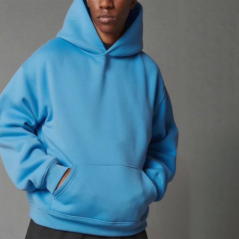 Men’s Streetwear Hoodie – Casual Gym Sweatshirt Pullover