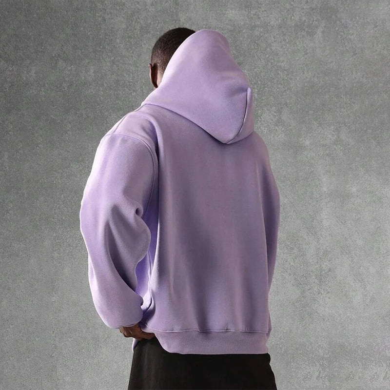 Men’s Streetwear Hoodie – Casual Gym Sweatshirt Pullover