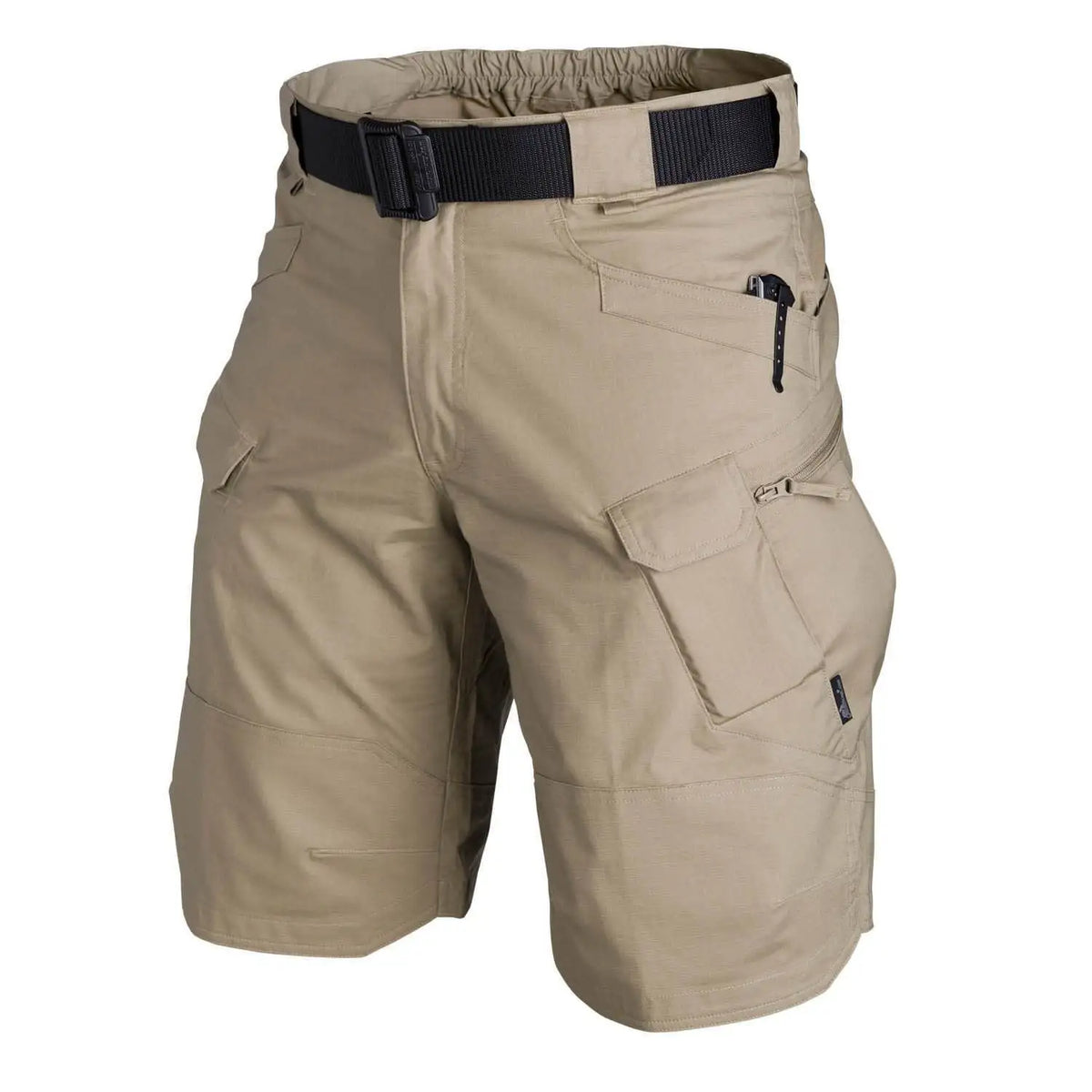 Men's lightweight athletic cargo shorts by Athletic Sanctuary, designed for quick-dry performance and outdoor adventure.