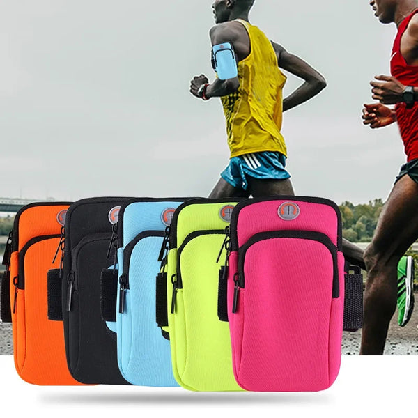 Waterproof Sports Phone Arm Bag – Mobile Holder for Running & Gym