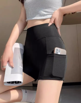 Women’s high waist activewear yoga shorts from Athletic Sanctuary, ideal for running, gym workouts, and fitness training.