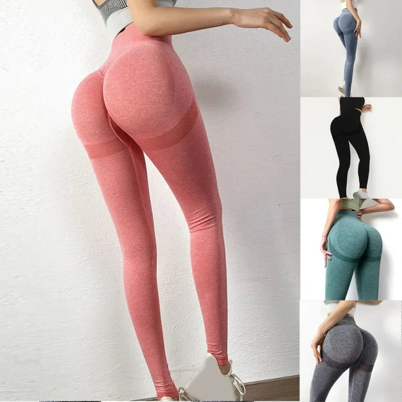 Women’s seamless push-up leggings from Athletic Sanctuary, high waist gym tights ideal for yoga and fitness training.
