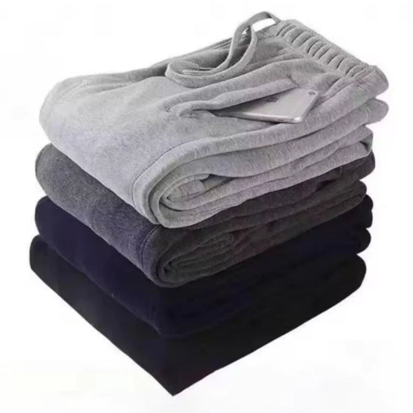 Men’s Fleece-Lined Athletic Joggers – Loose Fit Training Sweatpants