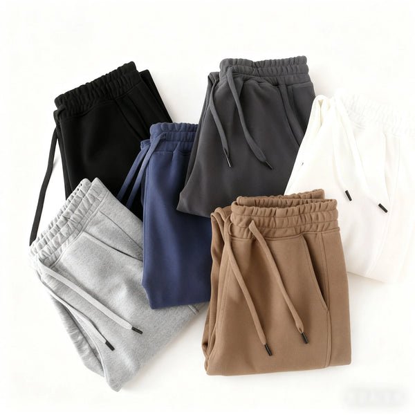 Men’s Fleece-Lined Athletic Joggers – Loose Fit Training Sweatpants