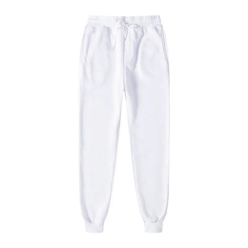Men’s fleece-lined athletic joggers by Athletic Sanctuary, loose fit training sweatpants, shown in dark gray with elastic cuffs