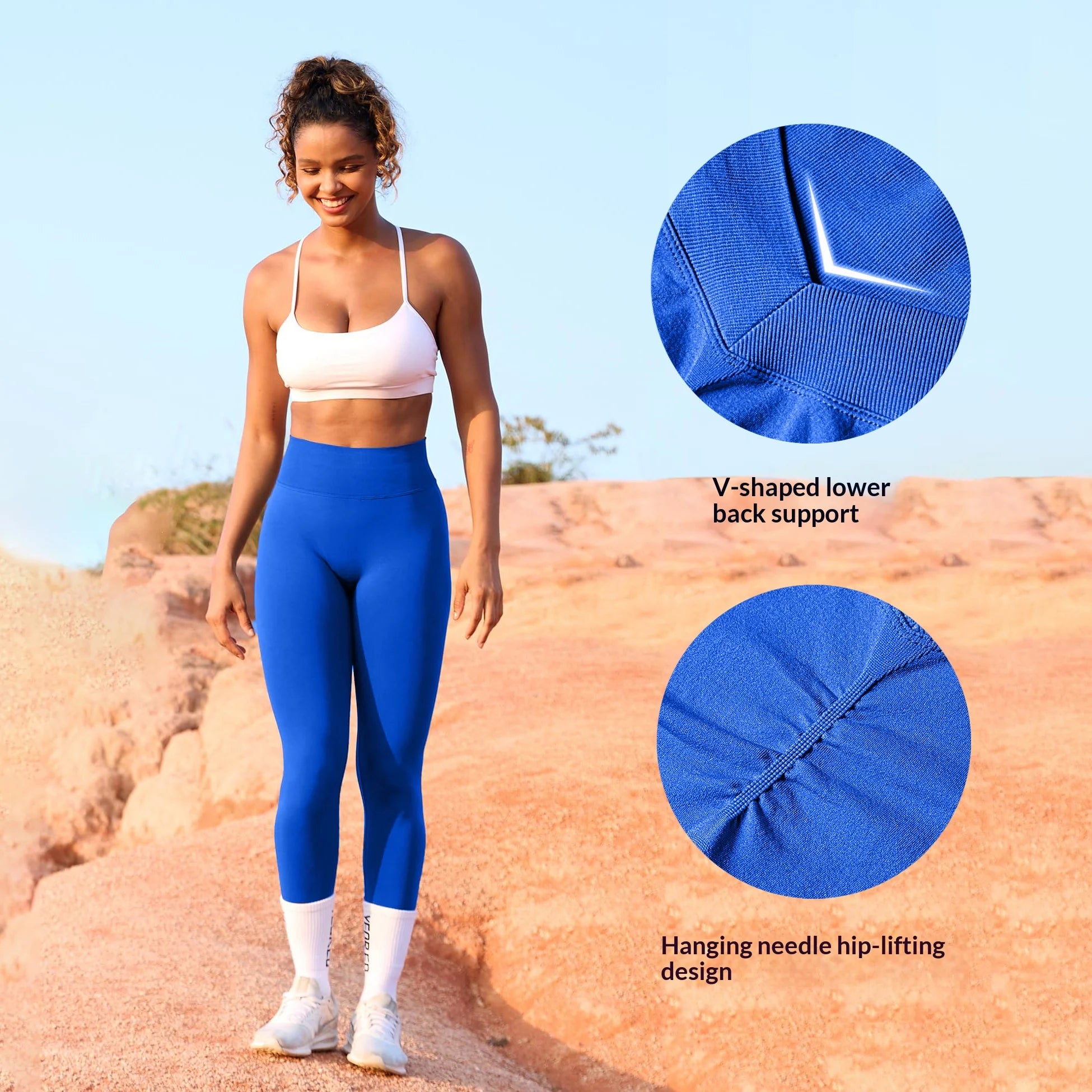 Women’s high waist butt lift yoga leggings by Athletic Sanctuary featuring a snug fit and stretchable fabric for fitness activities.