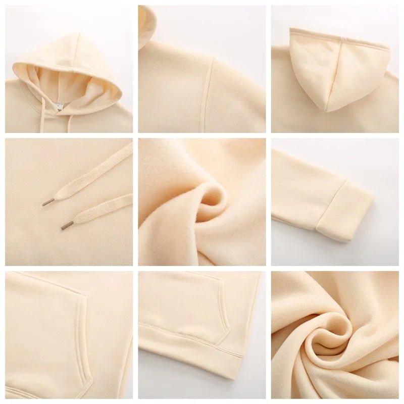 Unisex oversized hoodie in solid color from Athletic Sanctuary, casual sweatshirt with a relaxed fit and comfortable fabric.
