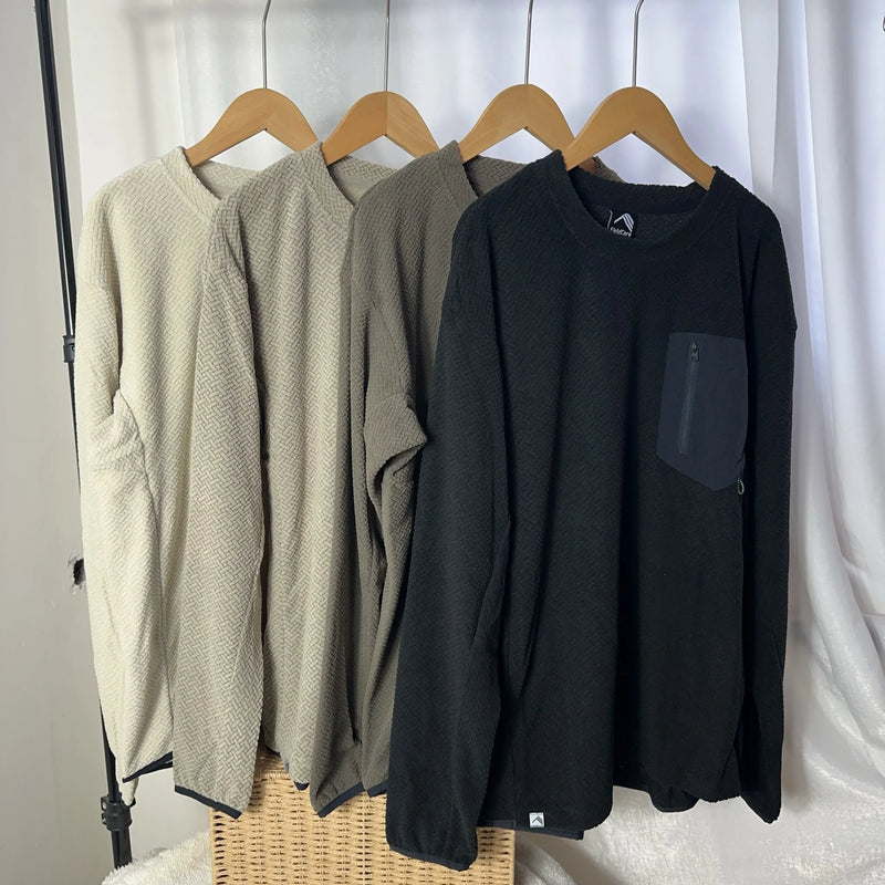 Unisex Casual Sweatshirt – Warm Crewneck Pullover Top