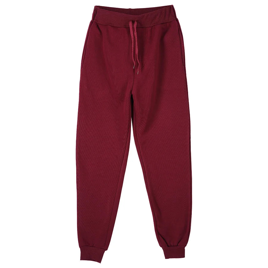 Men’s fleece-lined athletic joggers by Athletic Sanctuary, loose fit sweatpants with adjustable waistband and tapered design.