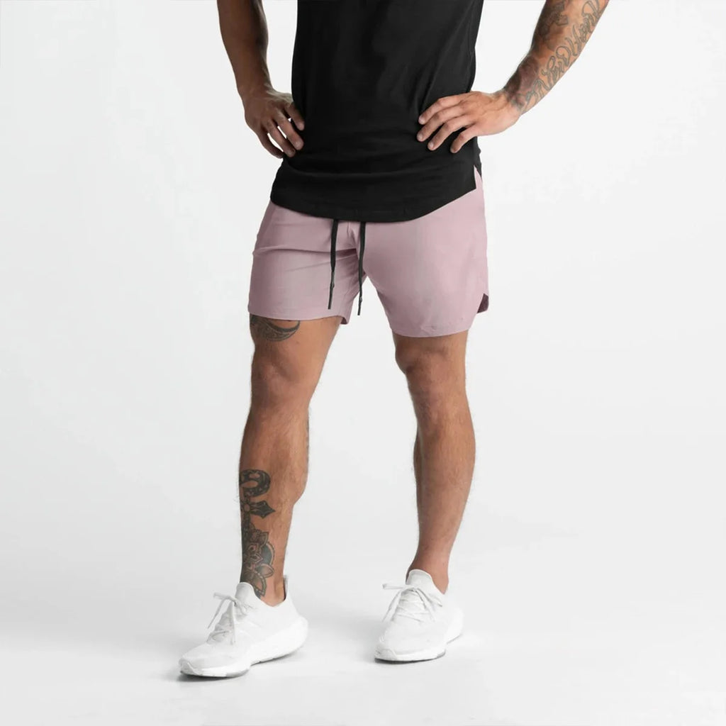 Men’s quick-dry performance shorts by Athletic Sanctuary, lightweight training and everyday wear shorts with breathable fabric.