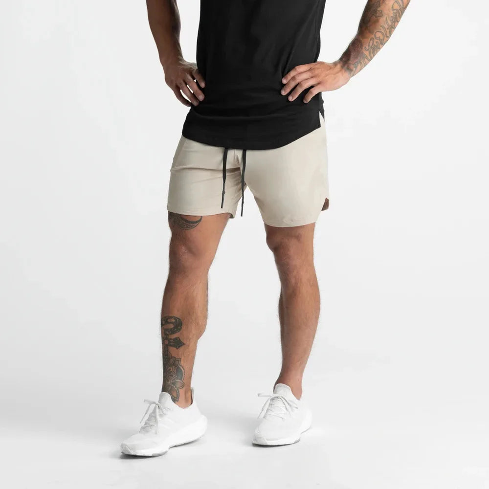 Men’s quick-dry performance shorts by Athletic Sanctuary, featuring a lightweight fabric and adjustable waistband for training and everyday wear.