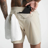 Men’s quick-dry performance shorts by Athletic Sanctuary, designed for training and everyday wear, shown on a mannequin.