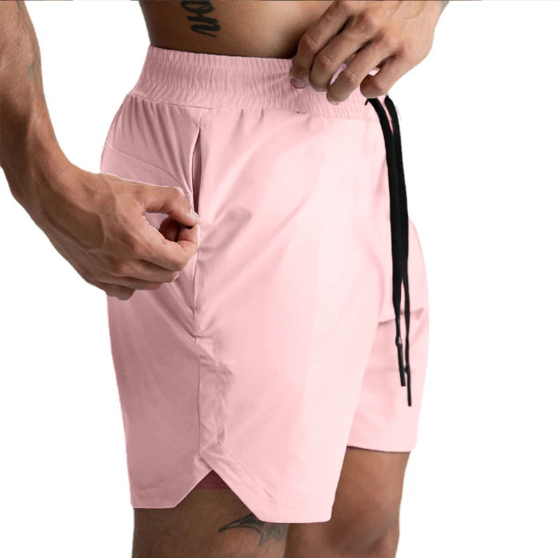 Men’s quick-dry performance shorts by Athletic Sanctuary, designed for training and everyday wear, shown in a sporty, lightweight style.