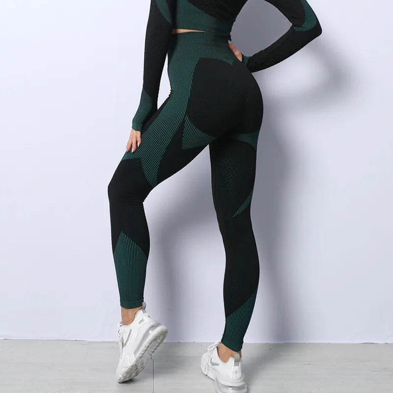 Women’s seamless peach lift leggings by Athletic Sanctuary, high-waist yoga tights with a smooth fit and comfortable stretch.